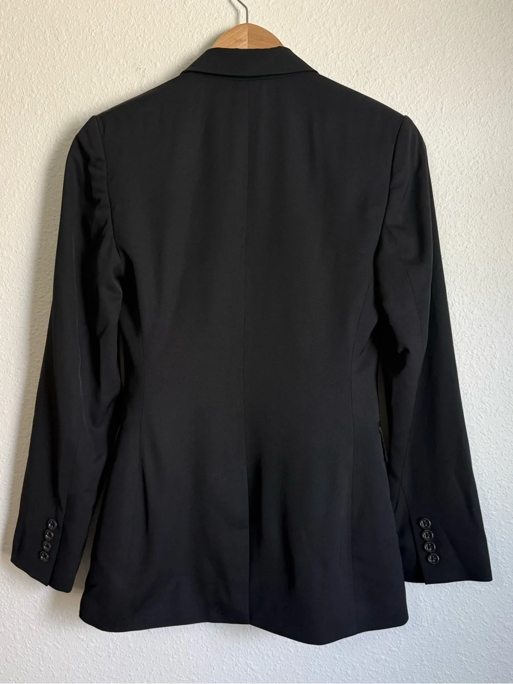 Banana Republic Fitted Waist Tailored Blazer Minimalist Dark Academia Chic - Picture 6 of 9